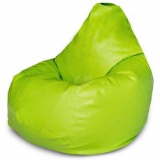 Кресло мешок Кожа Зеленое